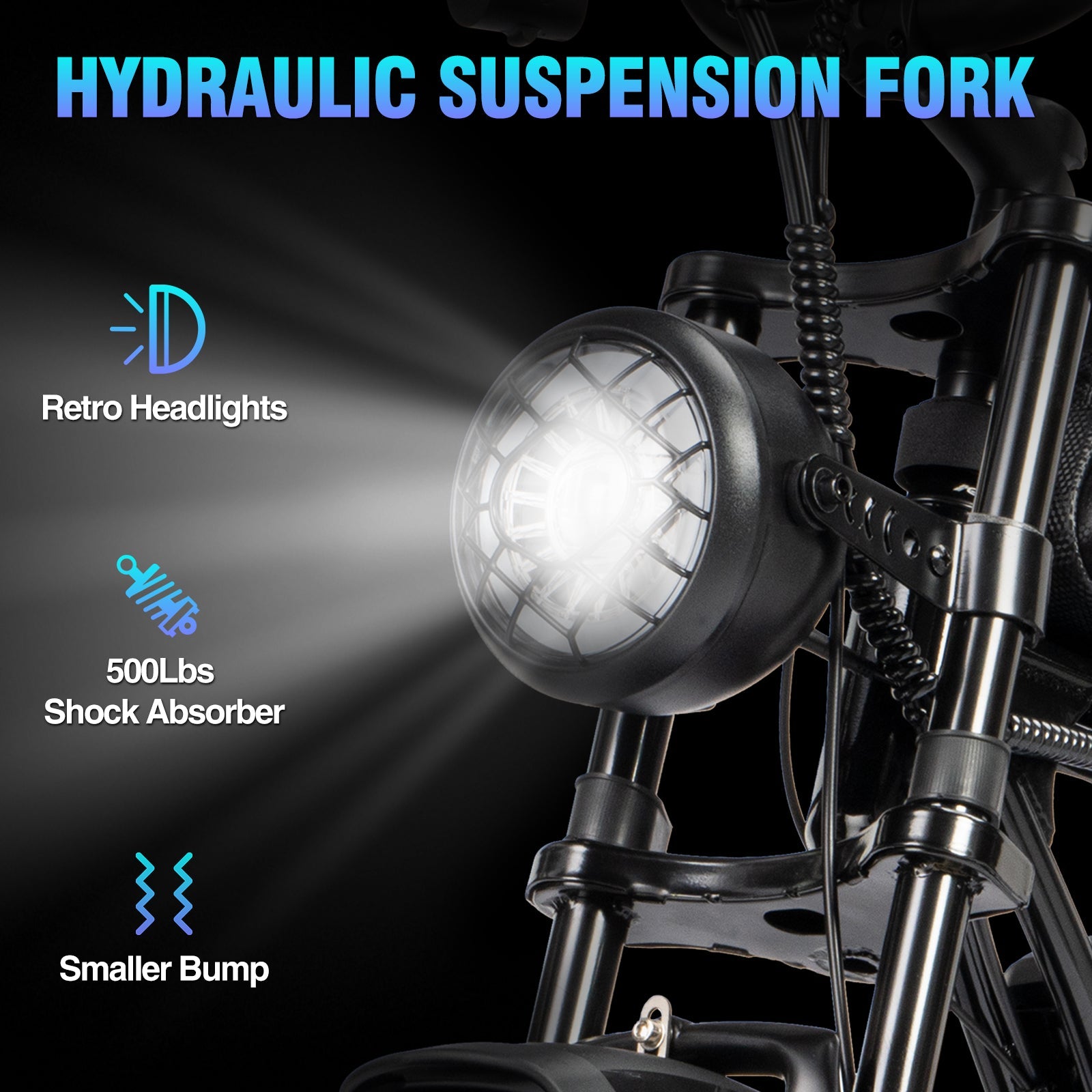 【EU&CA&UK&AU Stock】YVY C20 Lite 1000W Fat Tire Electric Bicycle