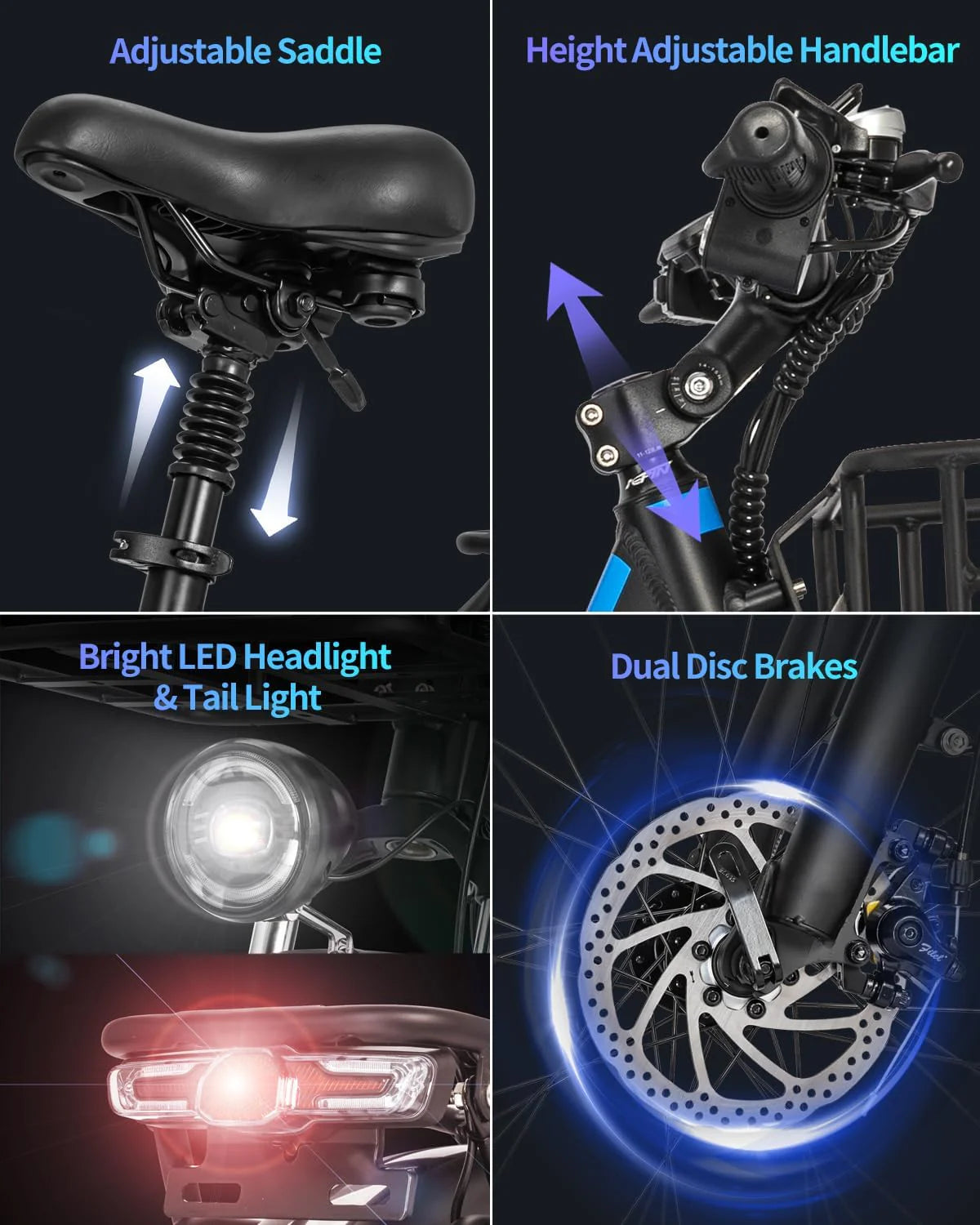 【EU Stock】Ridstar MN26 1500W Unfoldable Fat Tire Mountain Ebike
