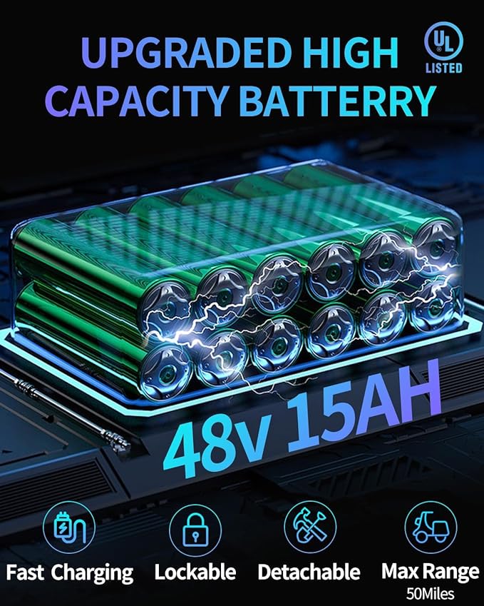 【EU&CA&UK&AU Stock】YVY C20 Lite 1000W Fat Tire Electric Bicycle