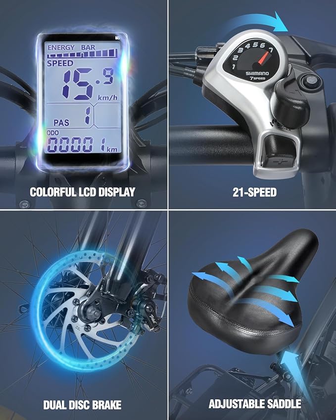 Ridstar E Bike E26 Pro Dual Motor 2000W 48V 23AH