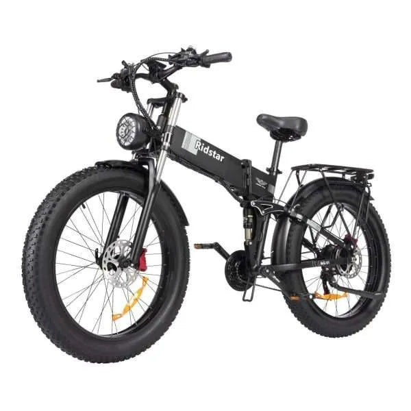 Ridstar H26 Pro Folding E-Bike 1500W Dual Motor, 48V Battery