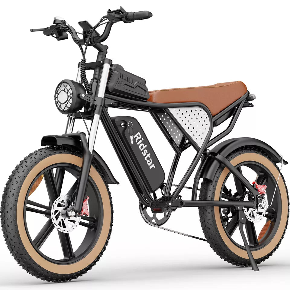 electric bicycle 1500w Ridstar Q20Luxe 1500W Fat Tire Electric Bike for Adults