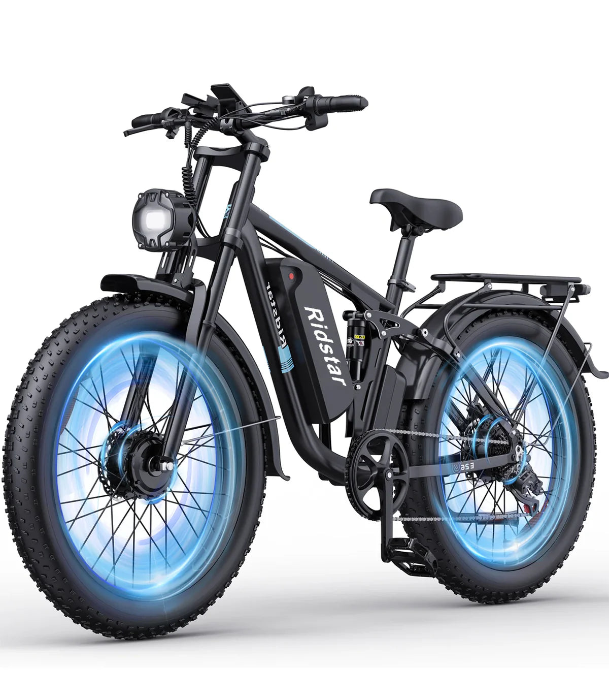 ใEU StockใRidstar EBike E26 Pro Dual Motor 2000W 48V 23AH