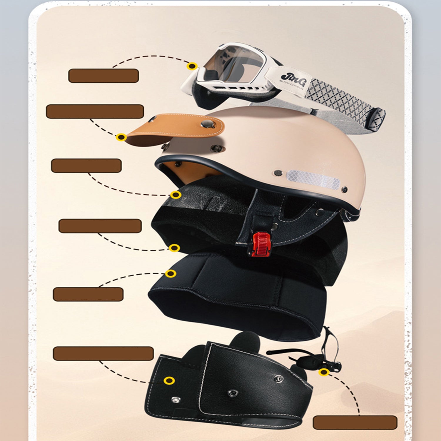 Retro Motorcycle Helmets