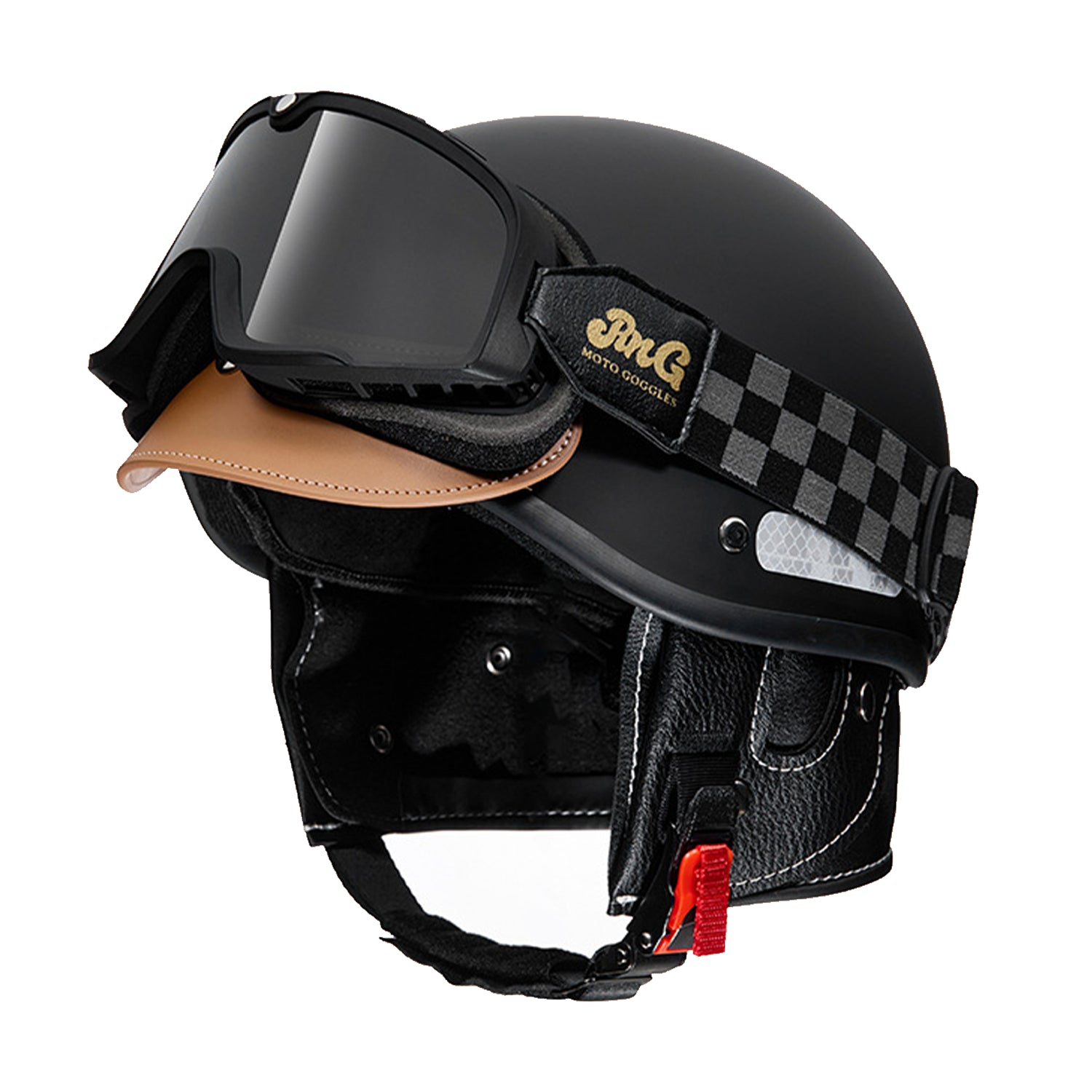 black retro motorcycle helmet Retro Motorcycle Helmets