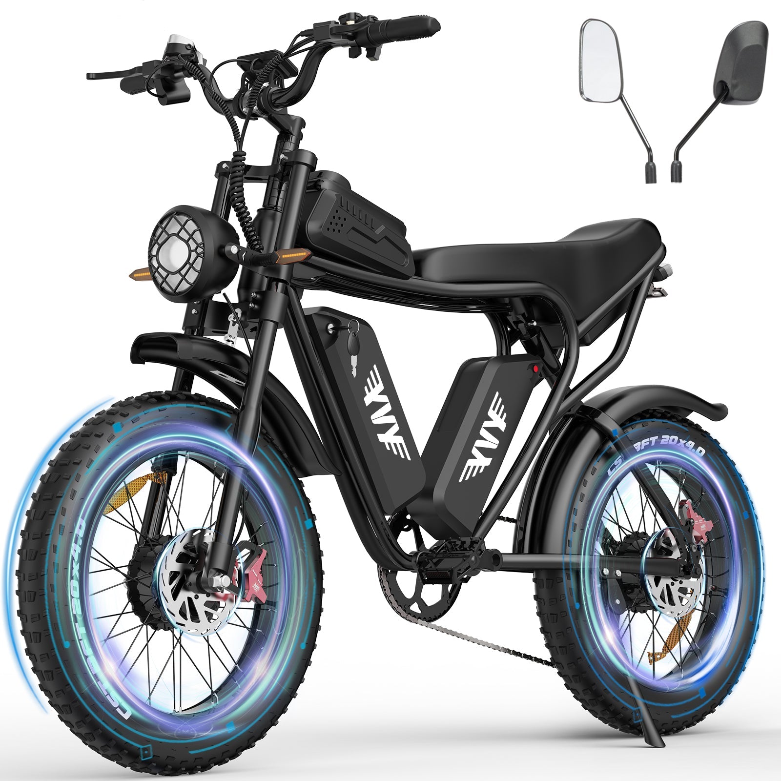 YVY K20Pro 2000W Dual Motor Fat Tire Electric Bike