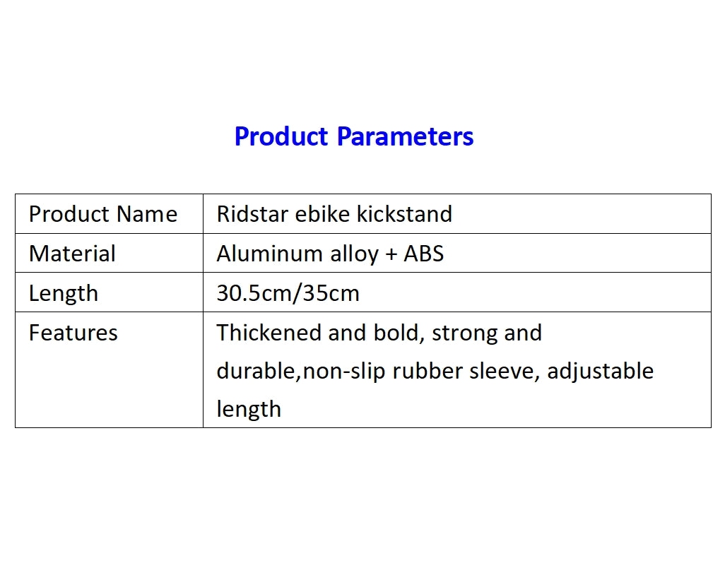 Ridstar kickstand