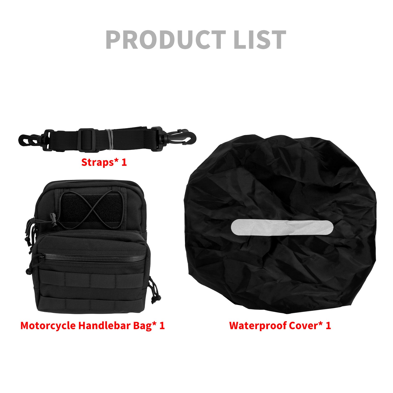 Universal Handlebar T-Bar BagFront Storage BagGrip Bag